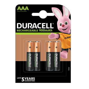 DURACELL DU76 DURALOCK BATTERIE RICARICABILI AAA MINISTILO CONF. 2 Pz.